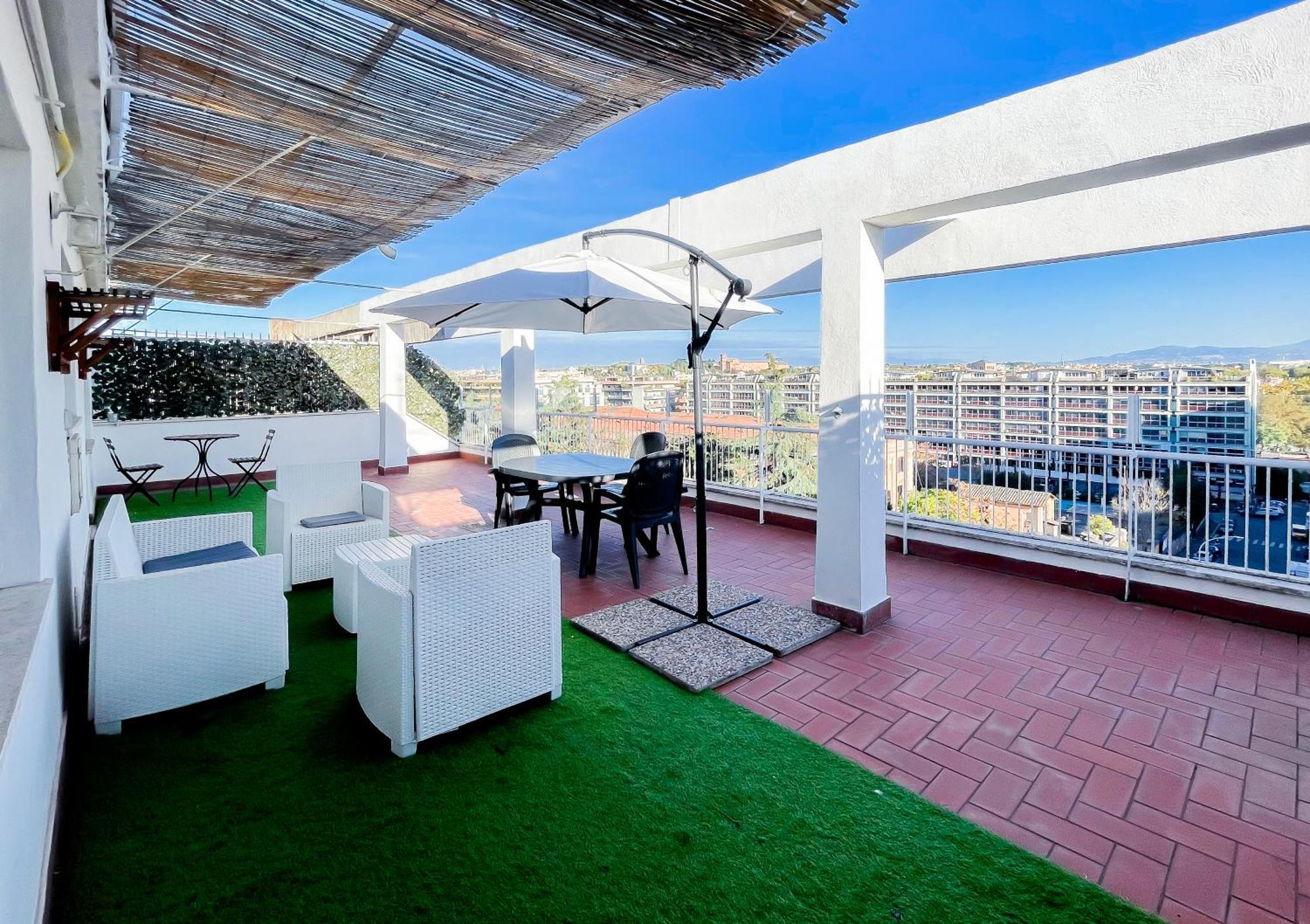 La Terrazza Imperiale Vila Roma Exterior foto